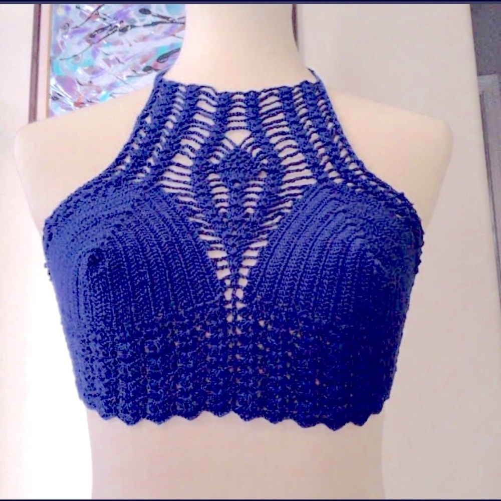 Bikini top handmade women size s-m new
